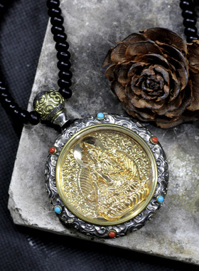 纯银生肖守护神吊坠男女款