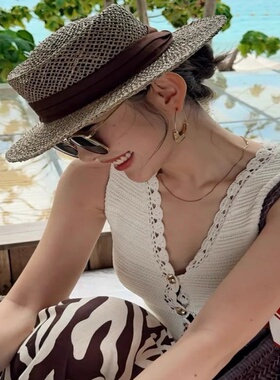 复古老钱风高级感方形偏光墨镜女款显瘦旅游拍照防紫外线太阳眼镜