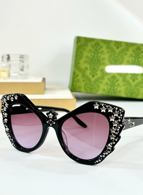 镶钻奢华高级感欧美女潮气质墨镜