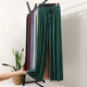Summer modal drape wide-leg pants ice silk floor-length trousers for women high-waisted cupro silk loose thin casual pants