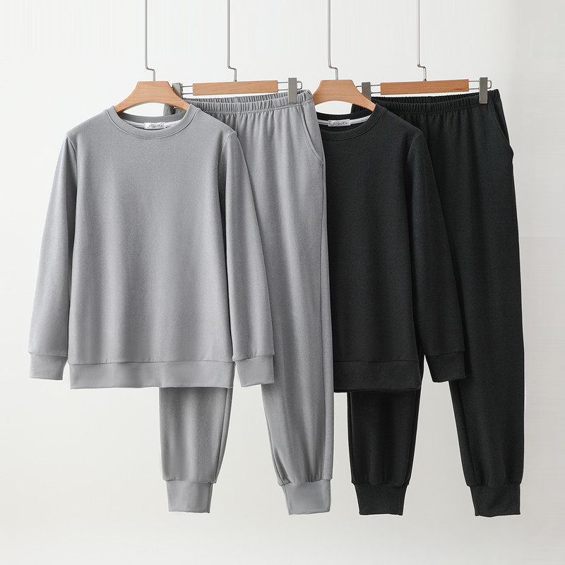 德绒男士休闲运动外穿套装秋冬加绒加厚保暖长袖卫衣卫裤两件套,淘宝优惠券,粉丝福利购,淘宝优惠卷