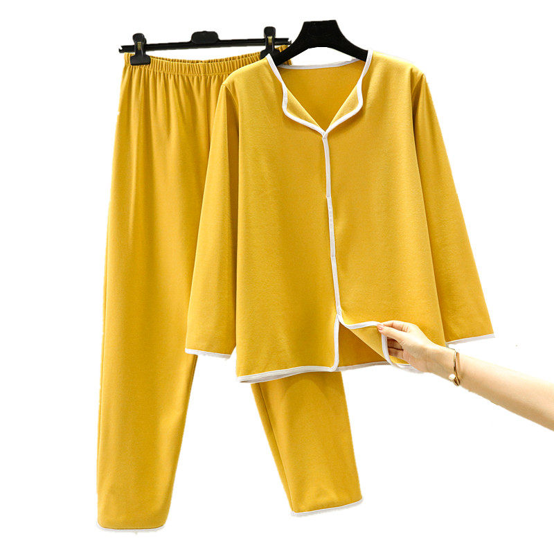 秋冬德绒贴身长袖保暖睡衣睡裤两件套女士宽松加绒加厚家居服套装,淘宝优惠券,粉丝福利购,淘宝优惠卷
