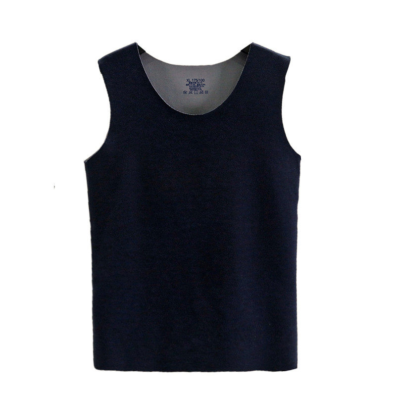 男士德绒背心秋冬加绒加厚圆领保暖内搭加肥加大无痕大码贴身上衣,淘宝优惠券,粉丝福利购,淘宝优惠卷