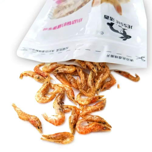 Jiexi Hamster Золотые шелковые закуски для еды Hamster любит пресноводные маленькие креветки 25g