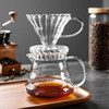 Thickened heat-resistant cute hand-made coffee pot with scale