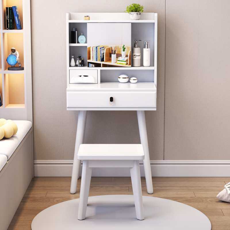 全实木梳妆台卧室原木化妆桌北欧网红带灯简约推拉收纳储物化妆台,淘宝优惠券,粉丝福利购,淘宝优惠卷