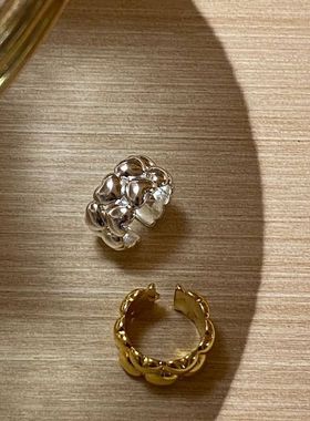 韩版甜美爱心戒指女几何心形百搭个性开口指环小清新时尚食指戒潮