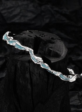 高级感纯银手镯高级感纯银手镯