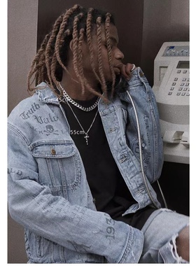 【K社制造】项链纯钛钢素链古巴链条潮牌嘻哈服饰百搭配饰链男女