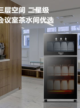 德玛仕（DEMASHI）茶杯消毒柜家用商用小型迷你高温茶杯茶具餐具