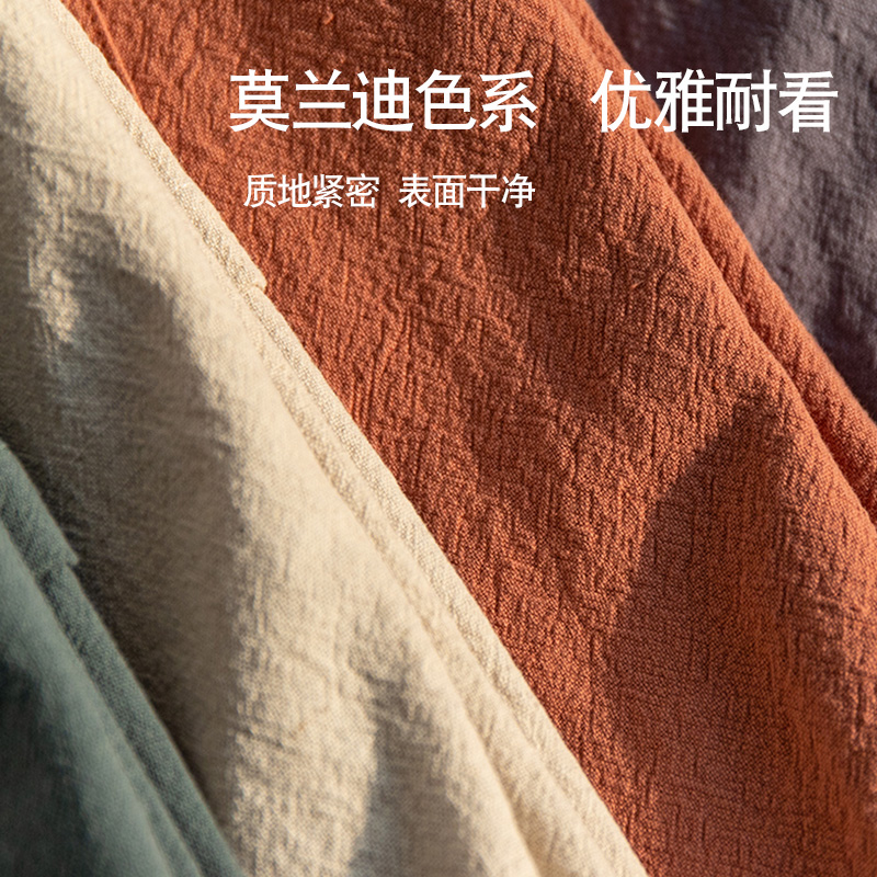 睡袍女夏棉麻纱布和服睡衣薄款日系浴袍复古甜美浴衣美女孕妇可穿 - 图1