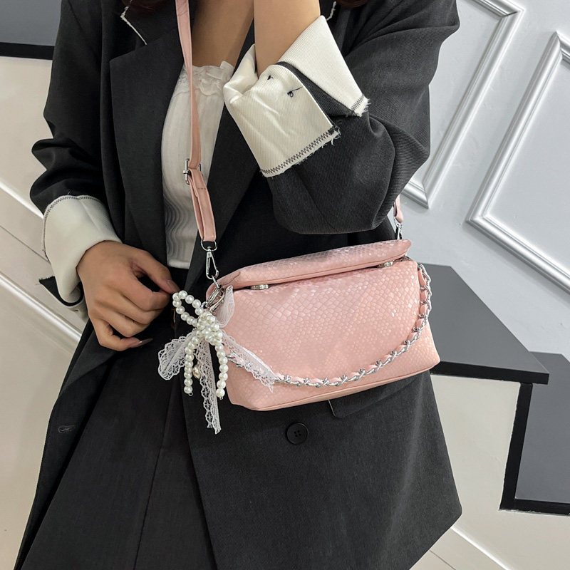 2025包包新款时尚洋气百搭链条质感高级单肩荔枝斜挎包气质盒子包,淘宝优惠券,粉丝福利购,淘宝优惠卷