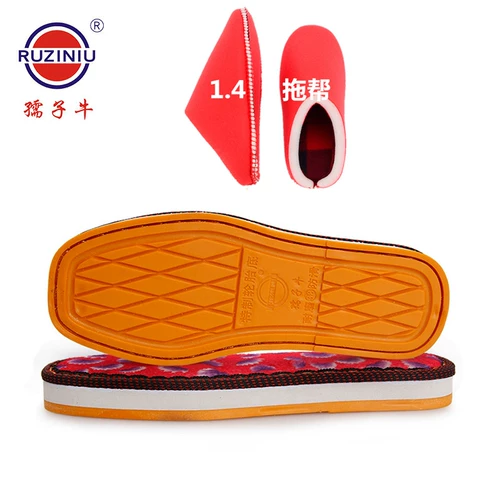 孺子牛 (Оптовые продажи), нескользящие износостойкие шины ручной работы, плетеная подошва, тапочки, удобная обувь, комплект