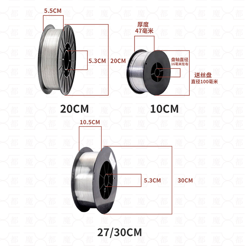 ER1070纯铝 ER4043 ER4047铝硅ER5183 ER5356铝镁焊丝 铝合金焊丝 - 图0