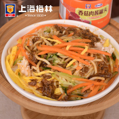 上海梅林香菇肉酱罐头175g拌饭速食拌面酱料面条方便面螺蛳粉即食 - 图2