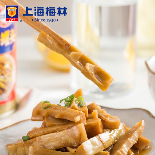 上海梅林油焖笋罐头397g下饭即食熟食夜宵 - 图0