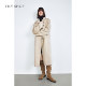 TKYSHOP minimalist style sheep wool long coat