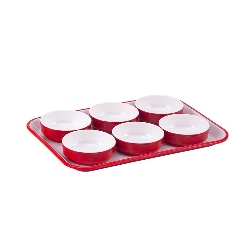 小碗菜专用碗密胺小碗浏阳蒸菜碗仿瓷调料碗预制菜自助选择装菜碗