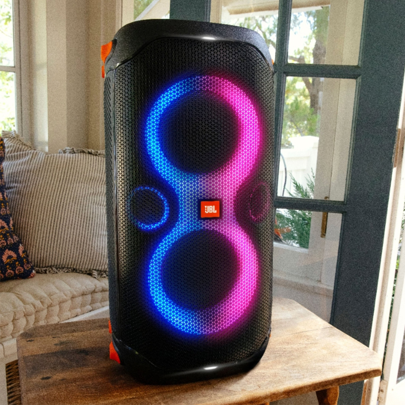 JBL PARTYBOX110 户外便携蓝牙无线音响重低音卡拉OK音箱 - 图0