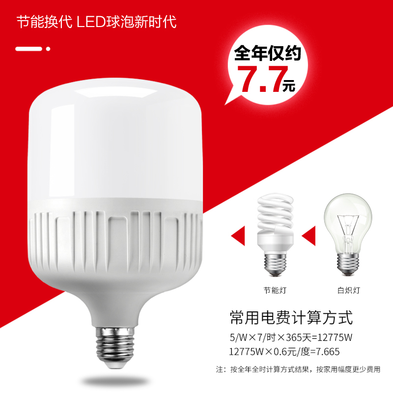 12V24V36V48伏低压led灯泡直流e27螺口交流节能电瓶工地太阳能灯 - 图0