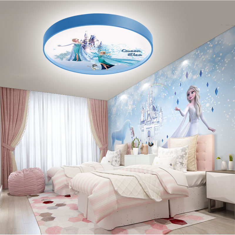 儿童房吸顶灯LED护眼圆形卡通温馨女孩公主房间灯kitty猫卧室灯具,淘宝优惠券,粉丝福利购,淘宝优惠卷