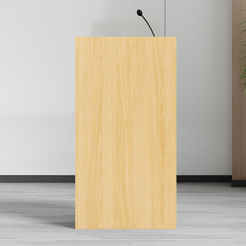 免安装折叠讲台会议室报告厅演讲台发言台迎宾接待台主持讲台桌 - 图0