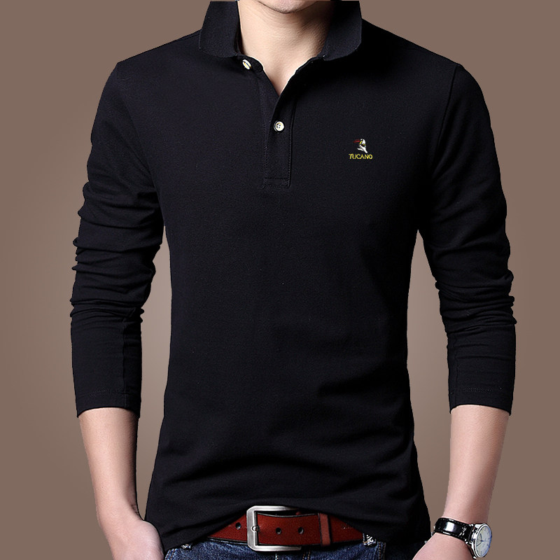 啄木鸟男士长袖秋季男装纯棉打底衫 啄木鸟菲凡T恤