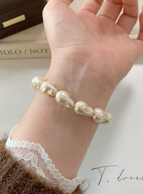 nicedream高级感巴洛克珍珠手链