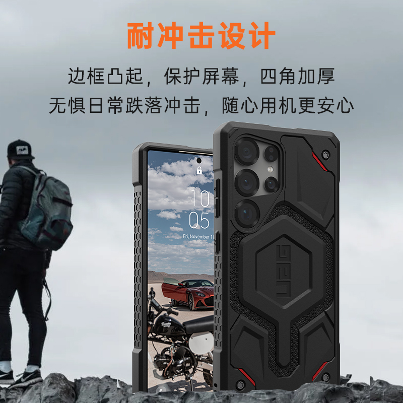 UAG适用三星S25Ultra磁吸手机壳防摔S25+全包保护套Magsafe壳商务凯芙拉高级感碳纤维男女硬壳轻薄官方旗舰店 - 图1