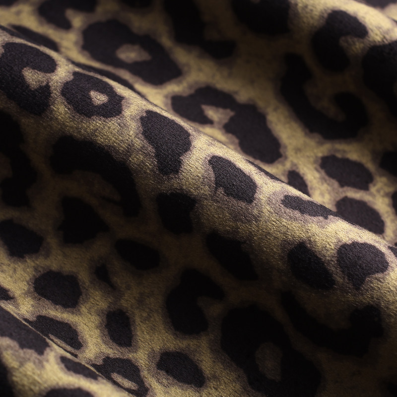 秋冬金丝绒豹纹2020韩版高腰半身裙 倩芭兰半身裙