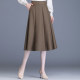 Eight-piece spliced A-line skirt for spring