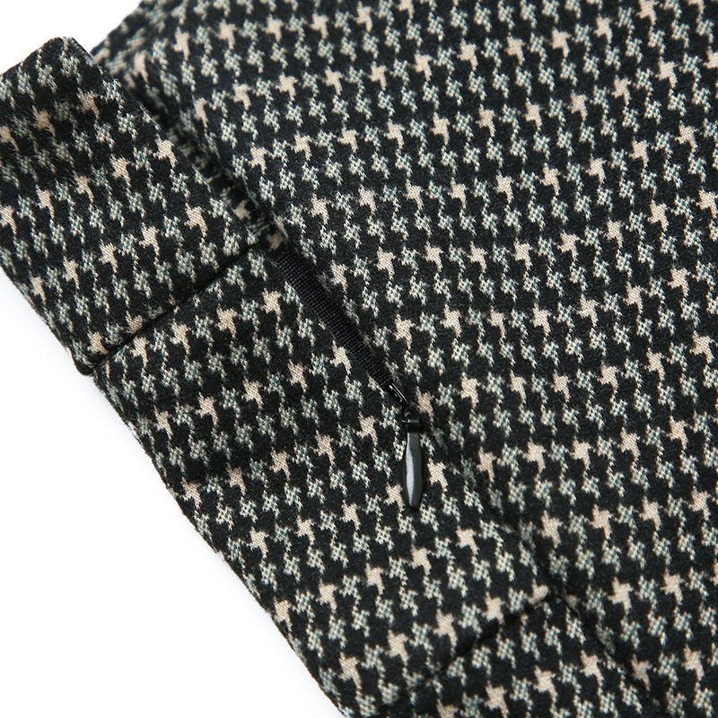 2020秋冬新款a字裙短裙裤格子裙 倩芭兰半身裙