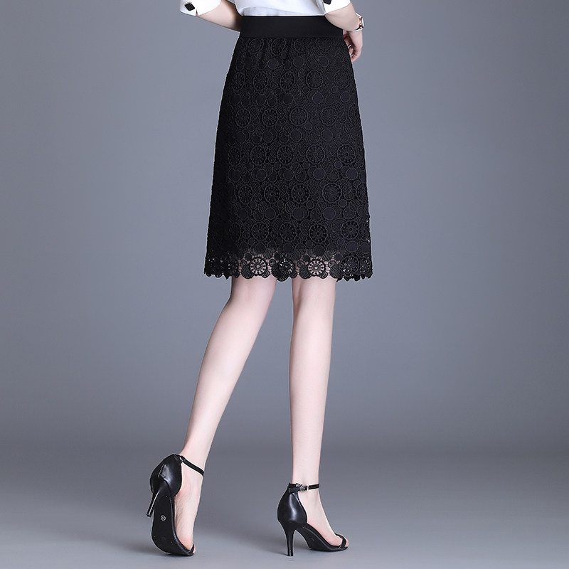 蕾丝2022新款春夏松紧腰显瘦包臀裙 倩芭兰半身裙