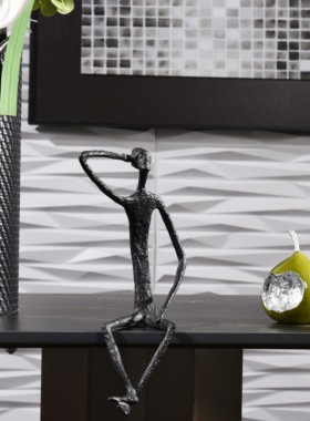 罗曼提现代仿真花艺皮质首饰盒摆件玄关售楼处酒店餐桌样板间软装