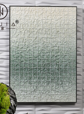 罗曼提 新中式花艺玄关边柜碳化青苔球黑马摆件 售楼处样板间软装