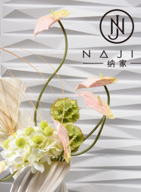 罗曼提现代创意花艺琉璃小鸟饰品摆件样板间卧室床头柜酒店售楼处