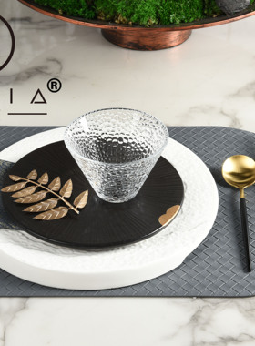 罗曼提新中式样板间花艺红酒香槟杯家居饰品摆件组合客厅餐桌摆放