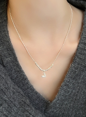 棉条虫合金合金女爱心碎银子项链