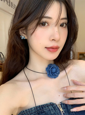 棉条虫布女2023新款爆款项链