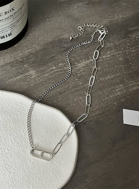 棉条虫女方形猪鼻子项链