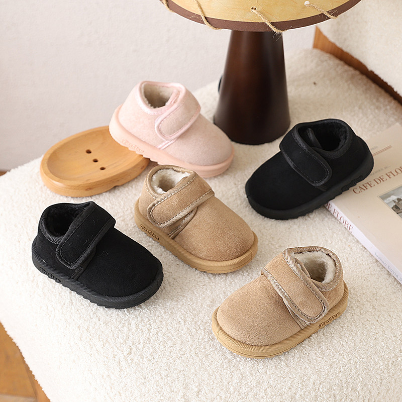 冬季儿童雪地靴加绒加厚宝宝学步鞋棉鞋婴儿防滑软底男女小童鞋子,淘宝优惠券,粉丝福利购,淘宝优惠卷