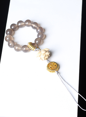 男女通用白玉琉璃未镶嵌