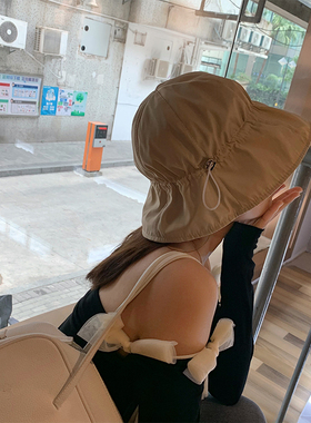 渔夫帽子明星同款速干遮阳防晒
