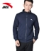 Anta jacket nam 2019 mùa thu mới trang web chính thức cổ áo xác thực áo len đan áo thể thao chạy - Áo khoác thể thao / áo khoác Áo khoác thể thao / áo khoác