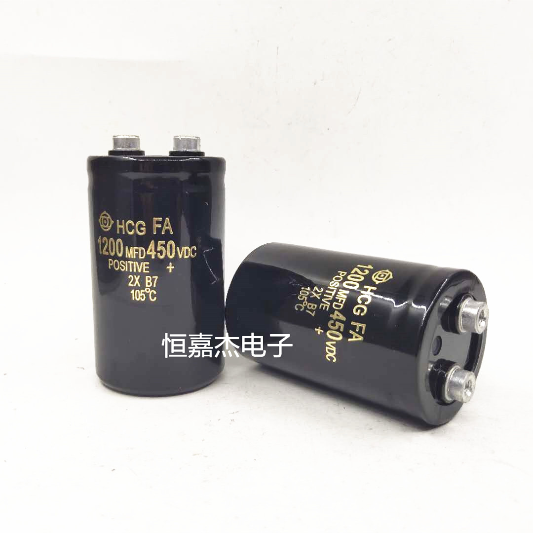 全新原装进口HCG 400V1200UF 450V1200UF 450V1800UF  螺丝脚电容 - 图1