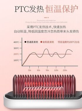金稻直发梳拉直卷两用不伤发女生便携式卷棒烫发专用直发电夹板