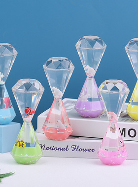 摆件液体沙漏油滴创意装饰品