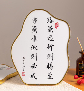 新款家居玄关收纳实木相框摆件装