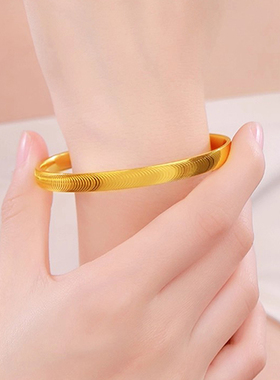 银乐坊足银9999猫眼手镯女 新款小众显白轻奢手饰送女友老婆礼物