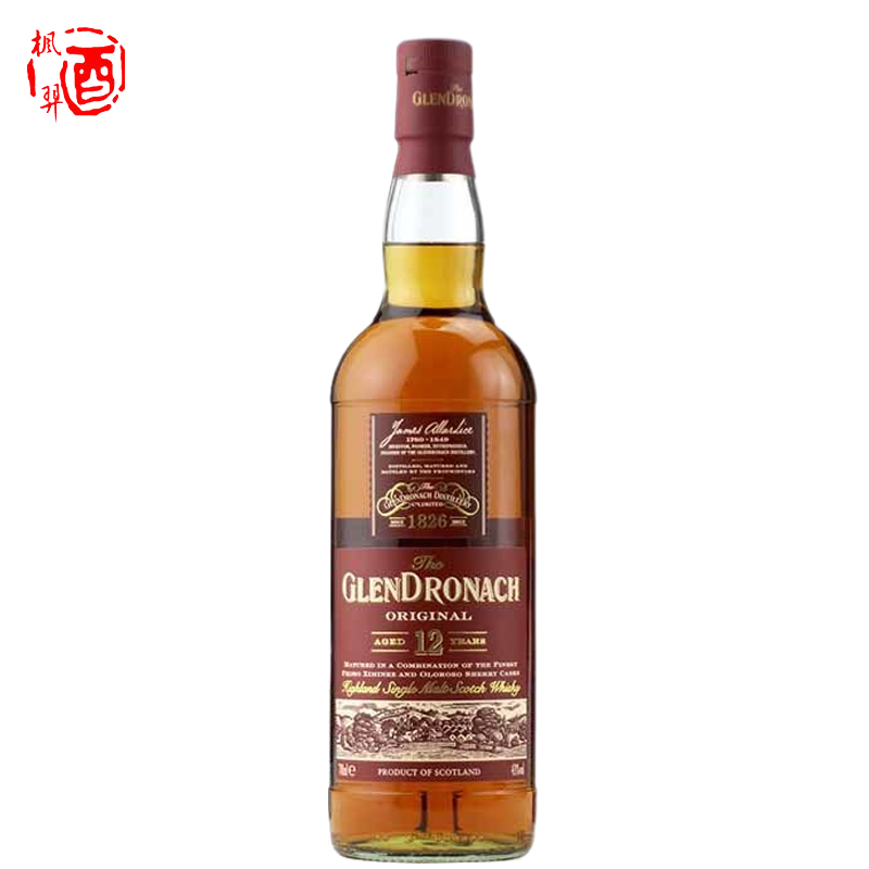 GLENDRONACH格兰多纳12年雪莉桶原创单一麦芽威士忌洋酒烈酒-图3